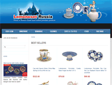 Tablet Screenshot of lomonosov-russia.com